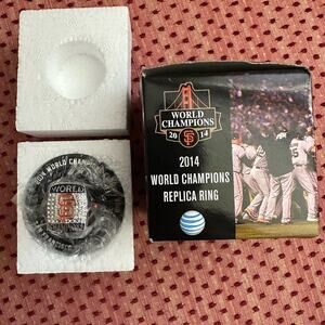 Giants SGA 2014 World Series Replica Ring NIB By AT&T